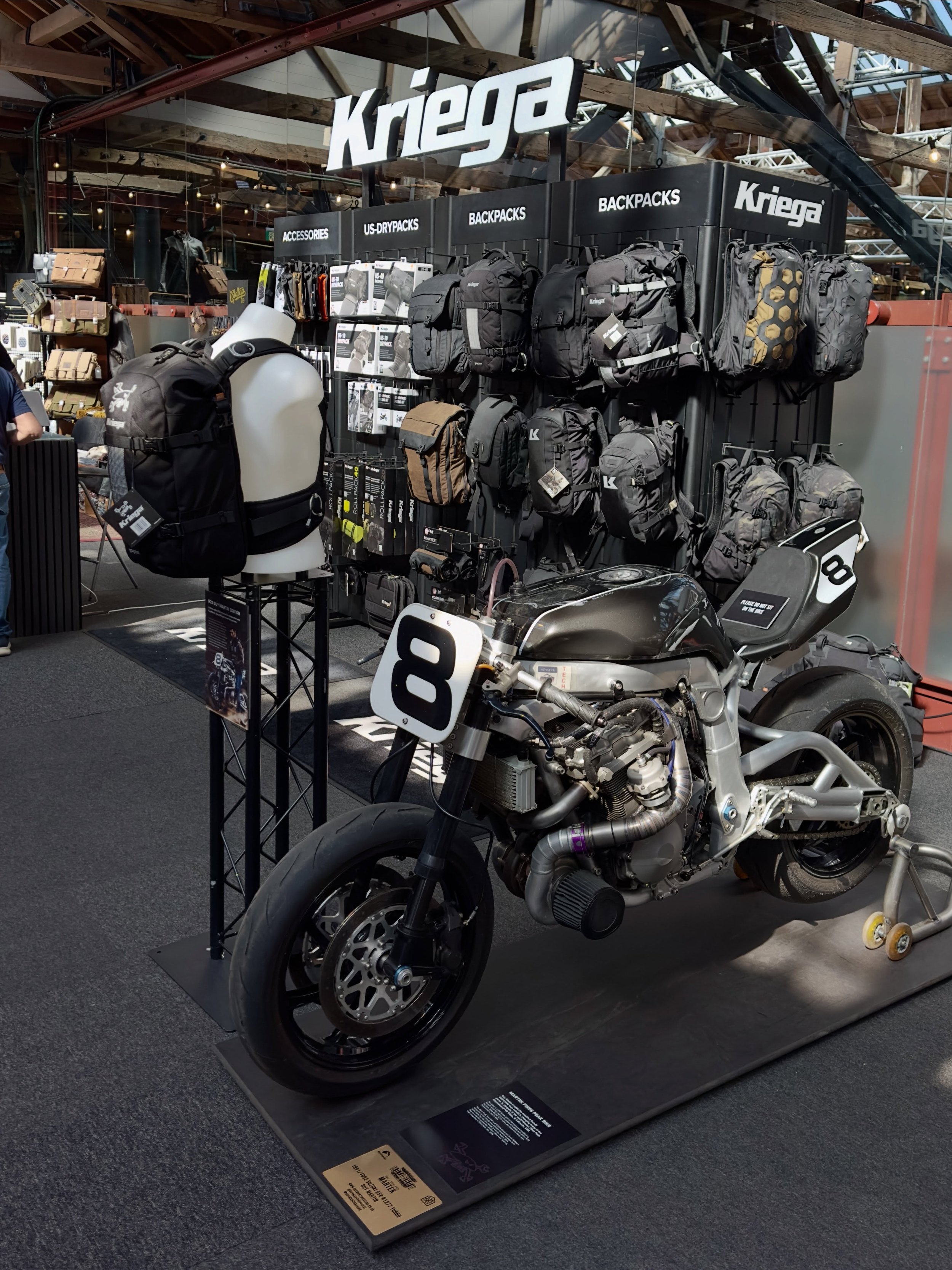 Bike Shed Show 2026 is go 💥&hellip; and we have some exciting news to reveal &hellip; the bike on the stand is clue🔎. #number8 #bikeshedmoto