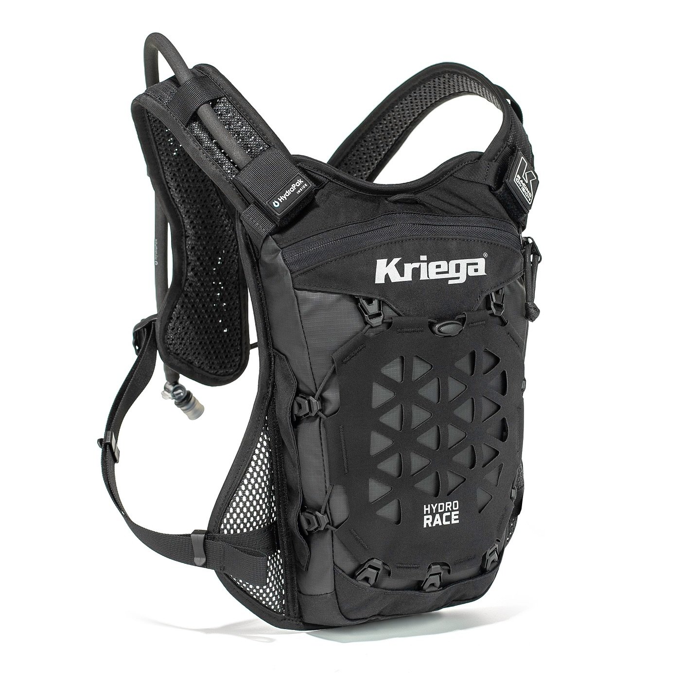 PRODUCT LAUNCH: Hydro RACE is Kriega&rsquo;s brand new competition hydration pack aimed at off-road racers.

It features an innovative clipless harness fastening and a big, 3-litre reservoir. It&rsquo;s the lightest pack we have ever made, but uses o