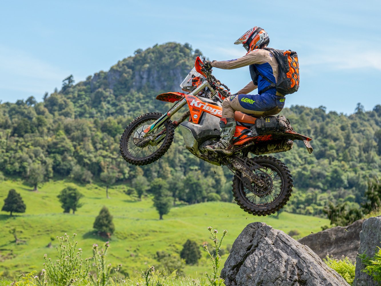 Chris Birch Kriega rackless luggage KTM 500