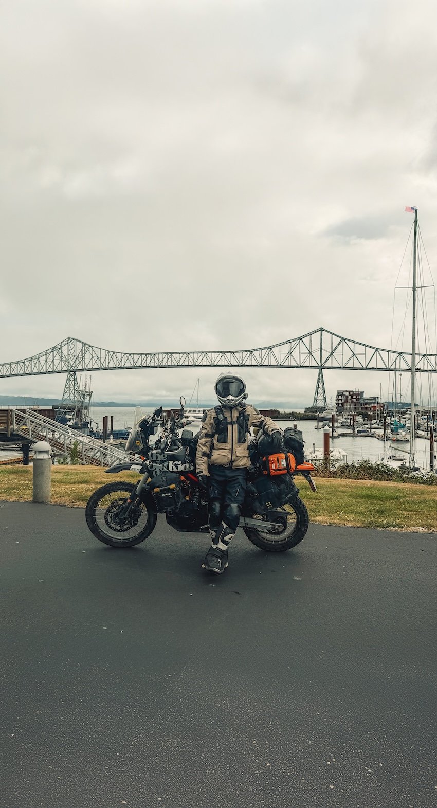 Aprilia Tuareg 660 with Kriega luggage