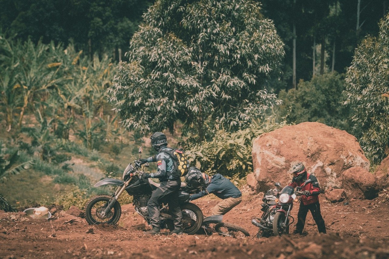 ADV riding motorcycle rental Uganda