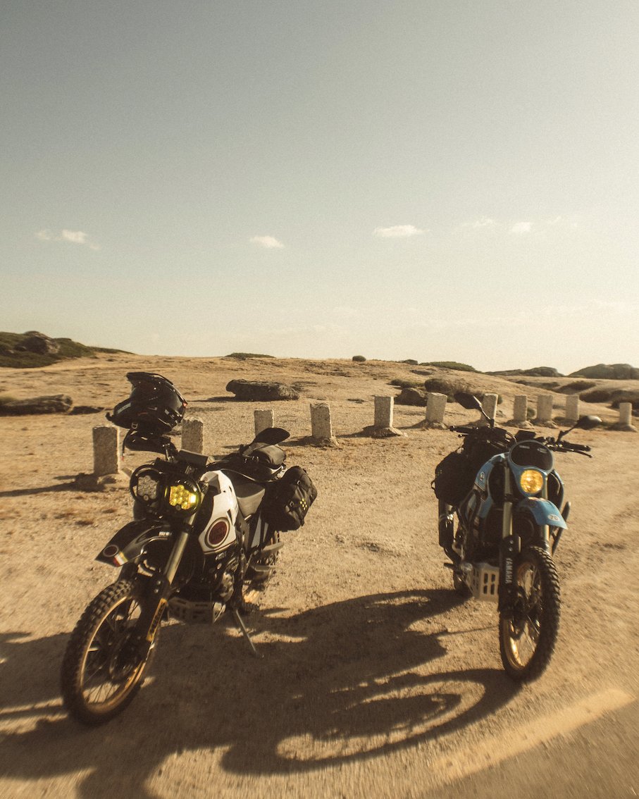 Retro Yamaha Tenere 700 with Kriega luggage