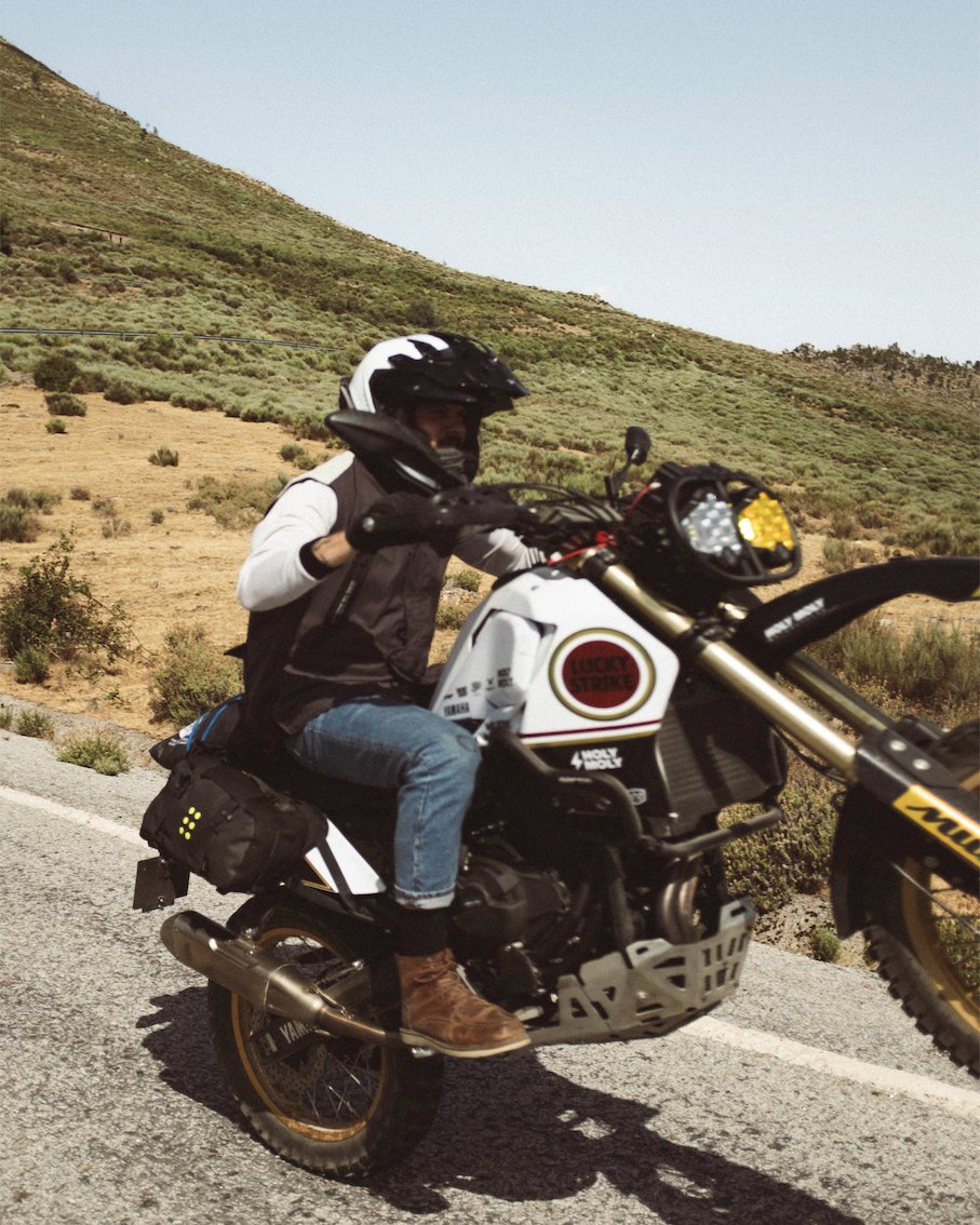 Holy Moly Yamaha Tenere with Kriega luggage