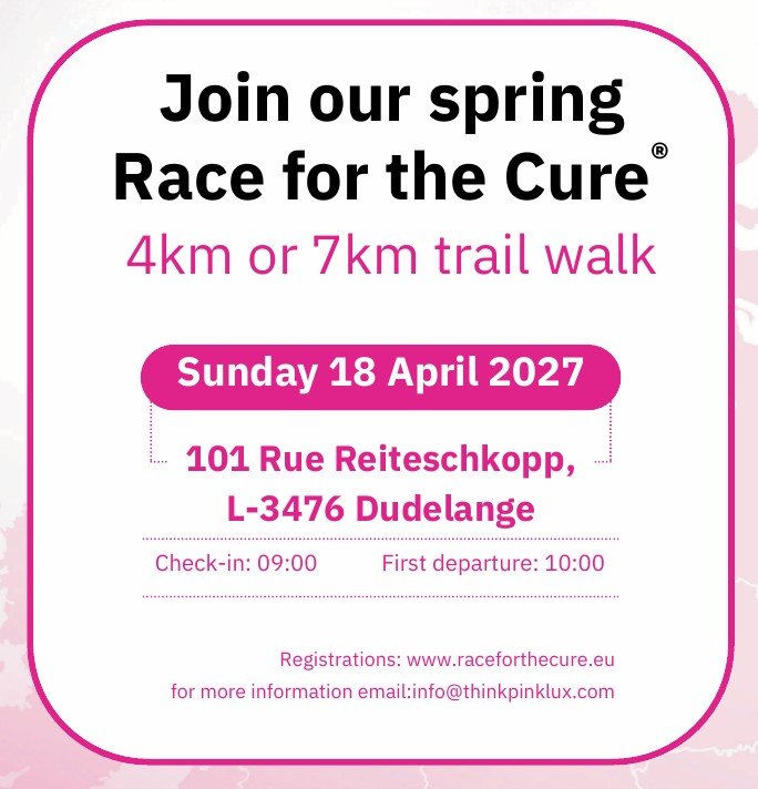 Race for the Cure ® DATE FOR YOUR DIARY