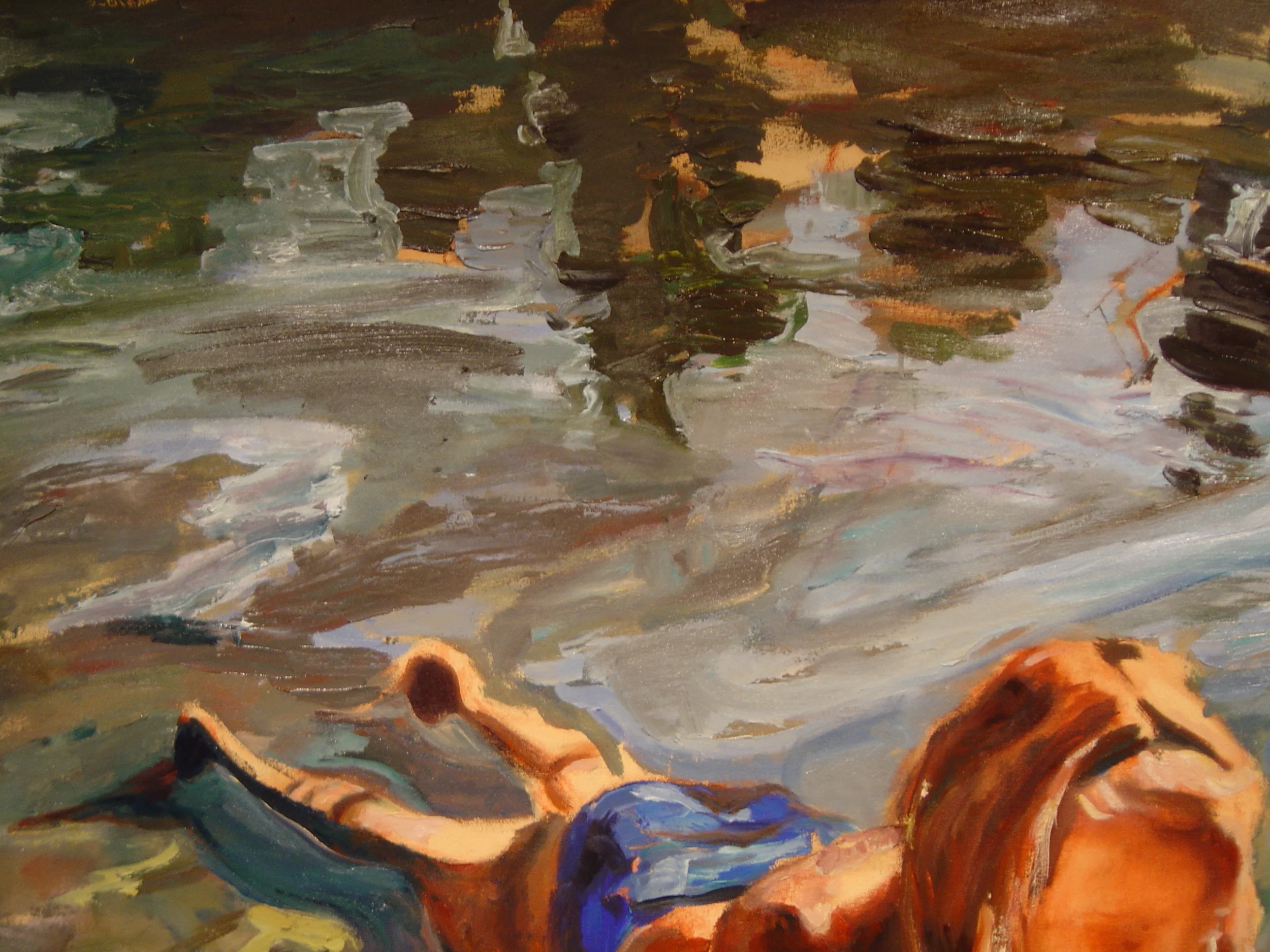 Vella Understanding Little By  Little 2006 oil on canvas 48%22 x  60%22 detail 2.JPG