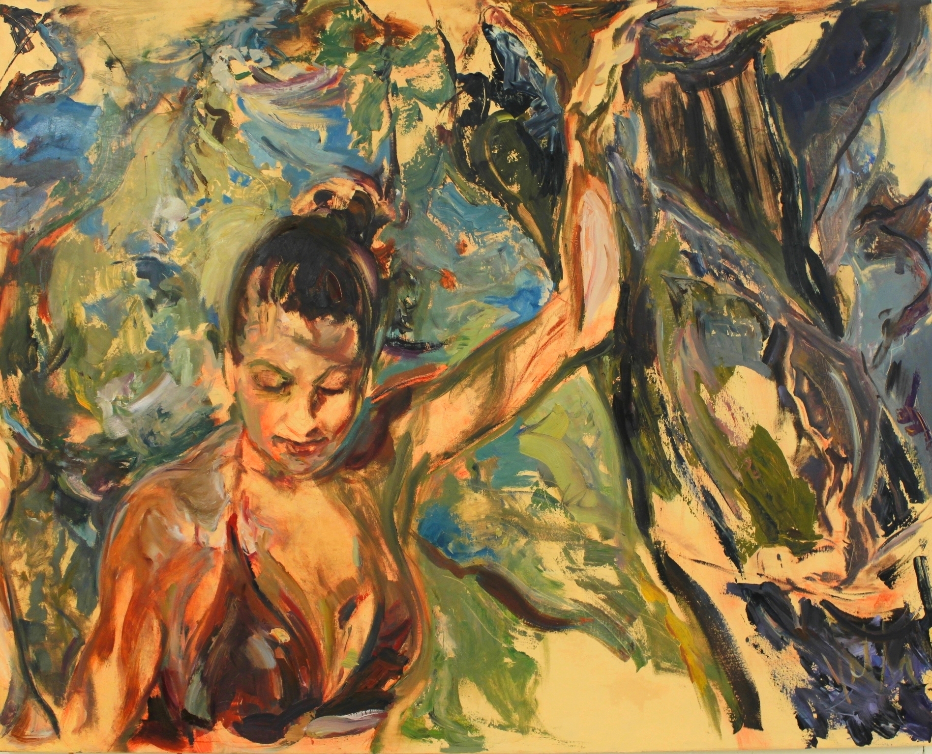 Radiance, 2014, oil on canvas, 48" x 60".