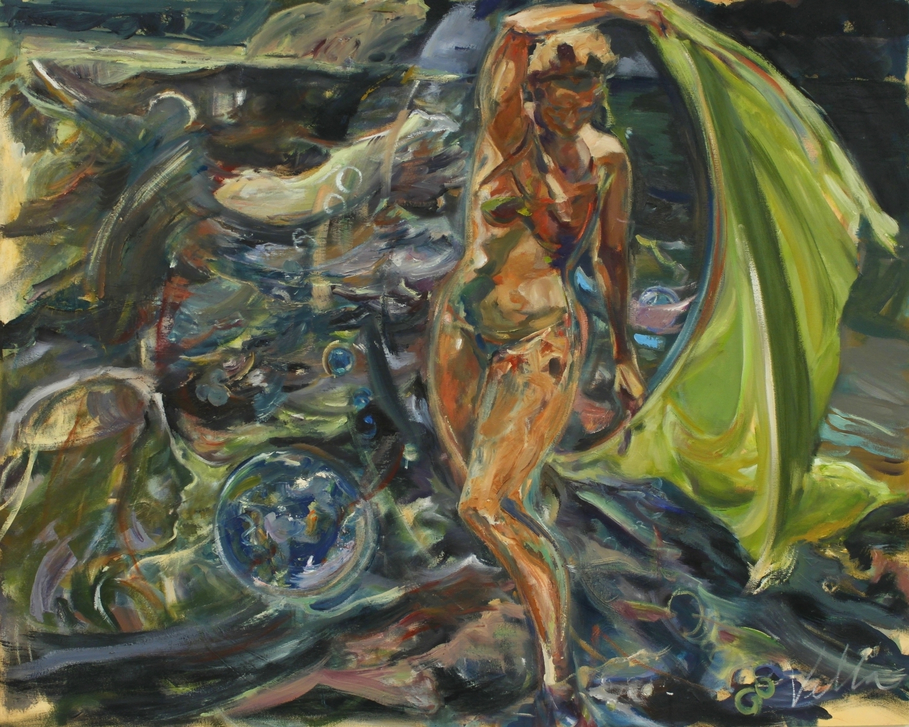 The Call of the Wind, 2014, oil on canvas, 48" x 60".