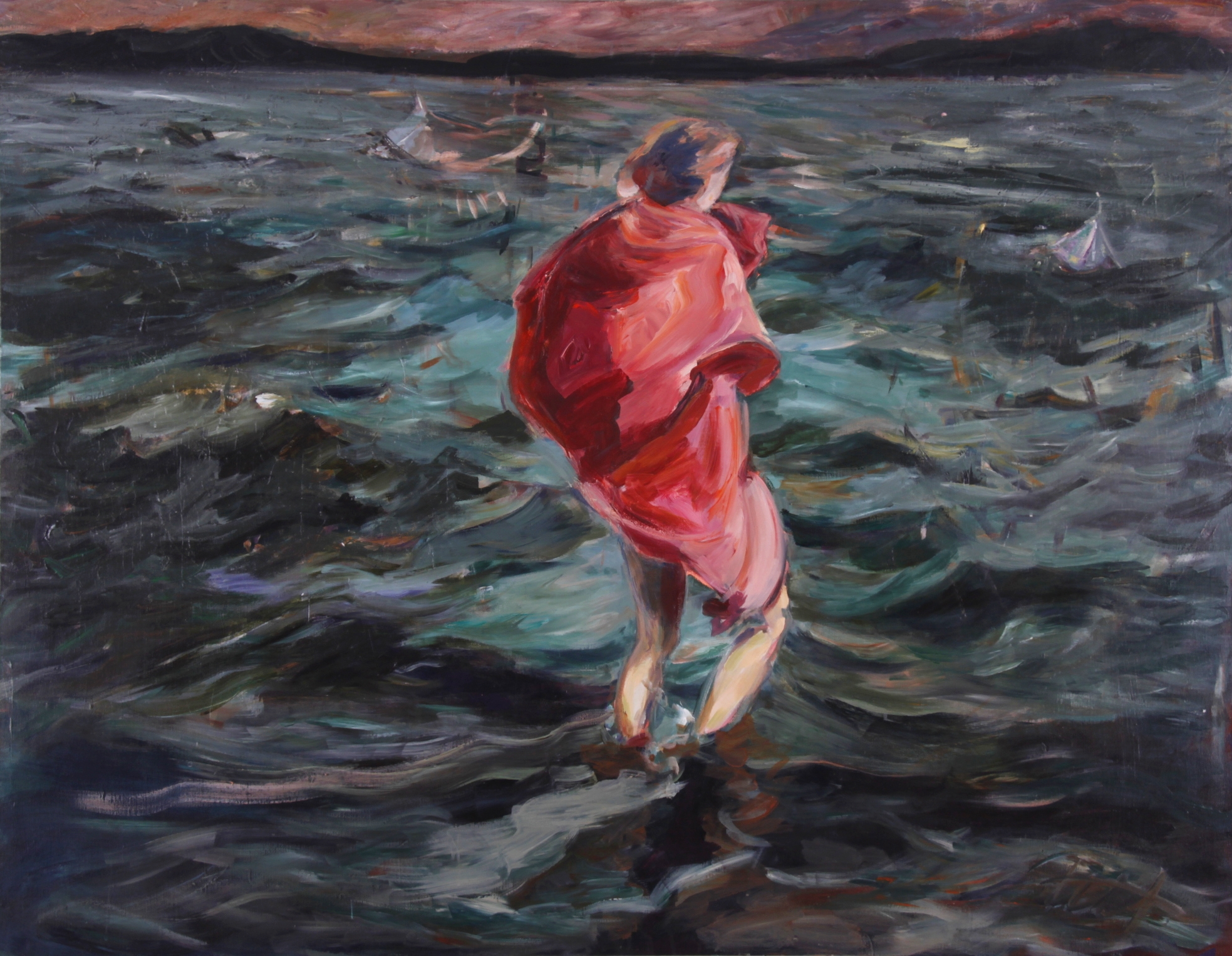 Lamentation, 1994, oil on canvas, 48" x 60".