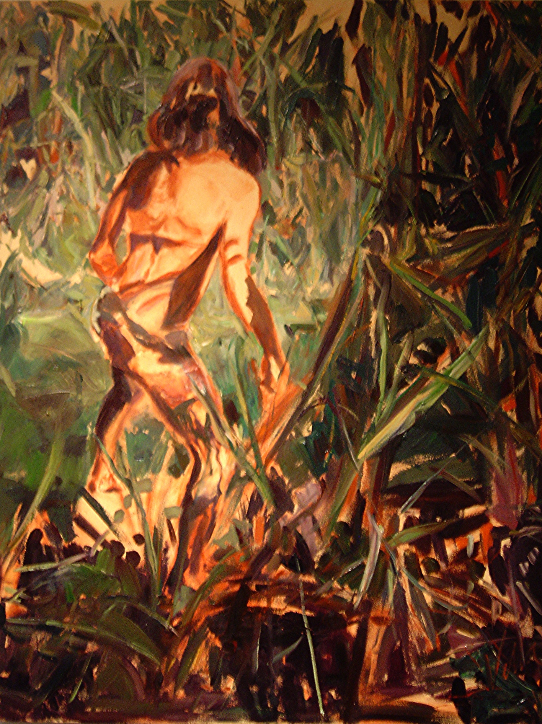 Beat of the Drum, 2006, oil on canvas, 54" x 42".