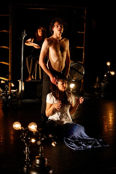  L to R: Alexandra Kustin, Liam Sprinthorpe, Erica Bitton (below). (Photo by E. English) 