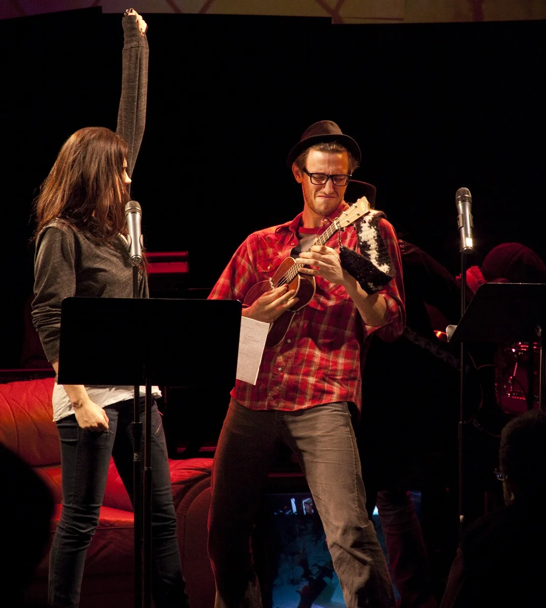 Gayle Rankin & Teddy Yudain in DARLING at ANT Fest (2011). Photo courtesy Ars Nova.
