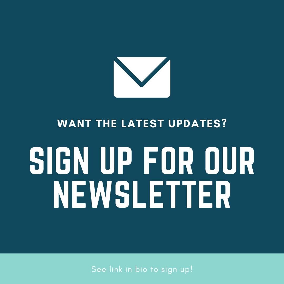 Let us send you some love via your inbox! We send weekly/bi-weekly newsletters updating you on new classes, discounts, and more! 💙 ✉️ 💙