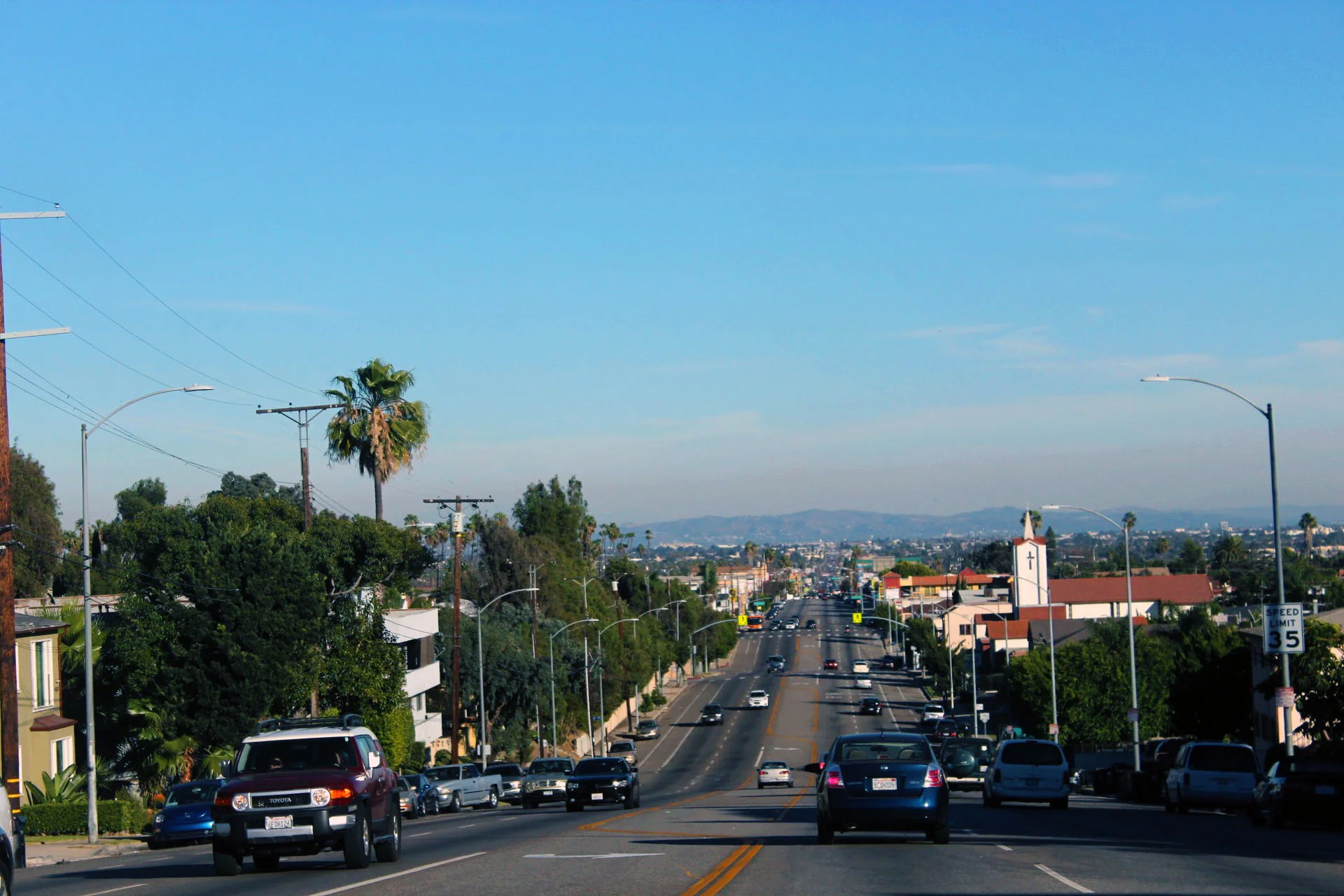Hills make the most scenic drives. 