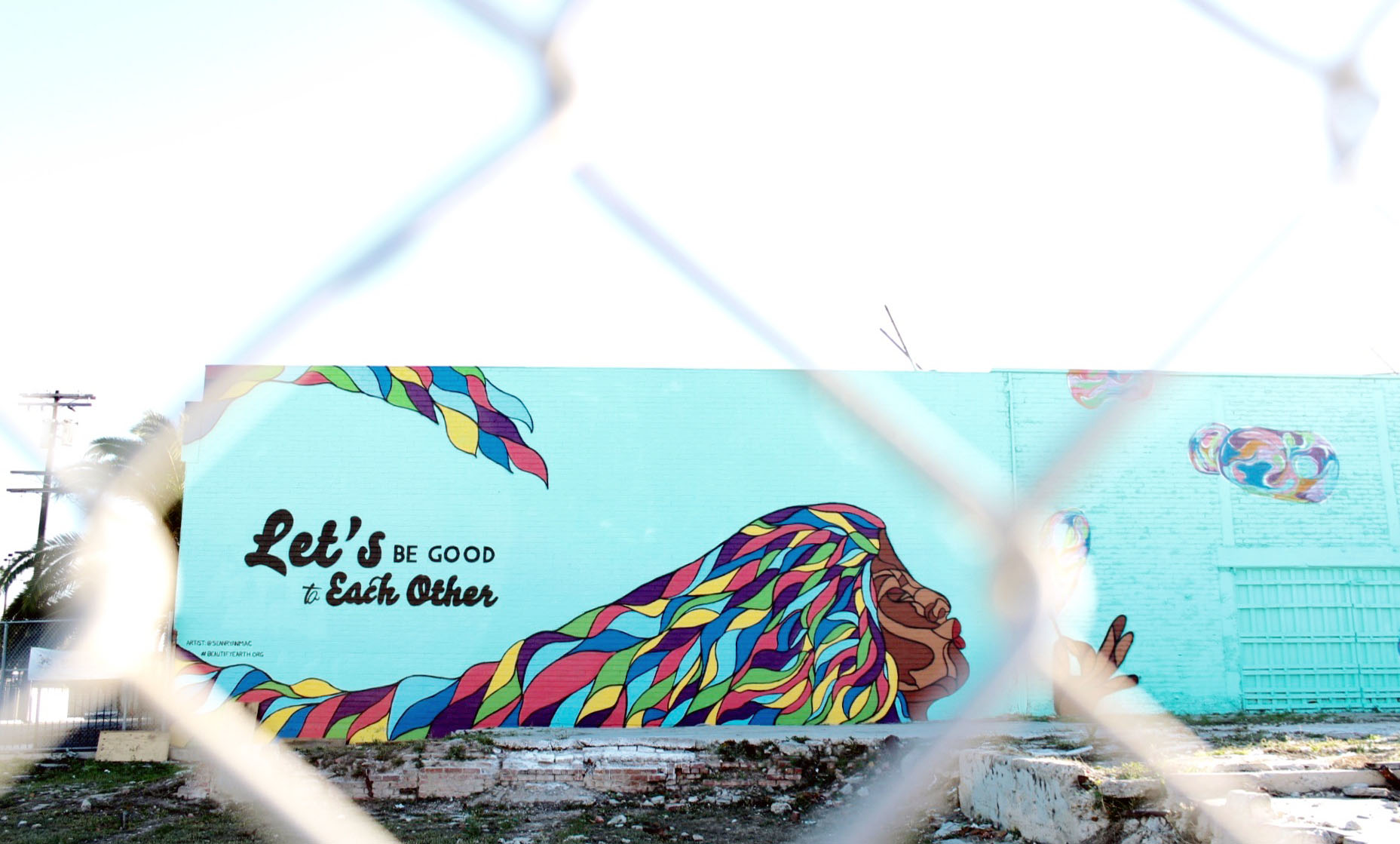 Street art on Crenshaw and 54th. Had to stop for this one. 