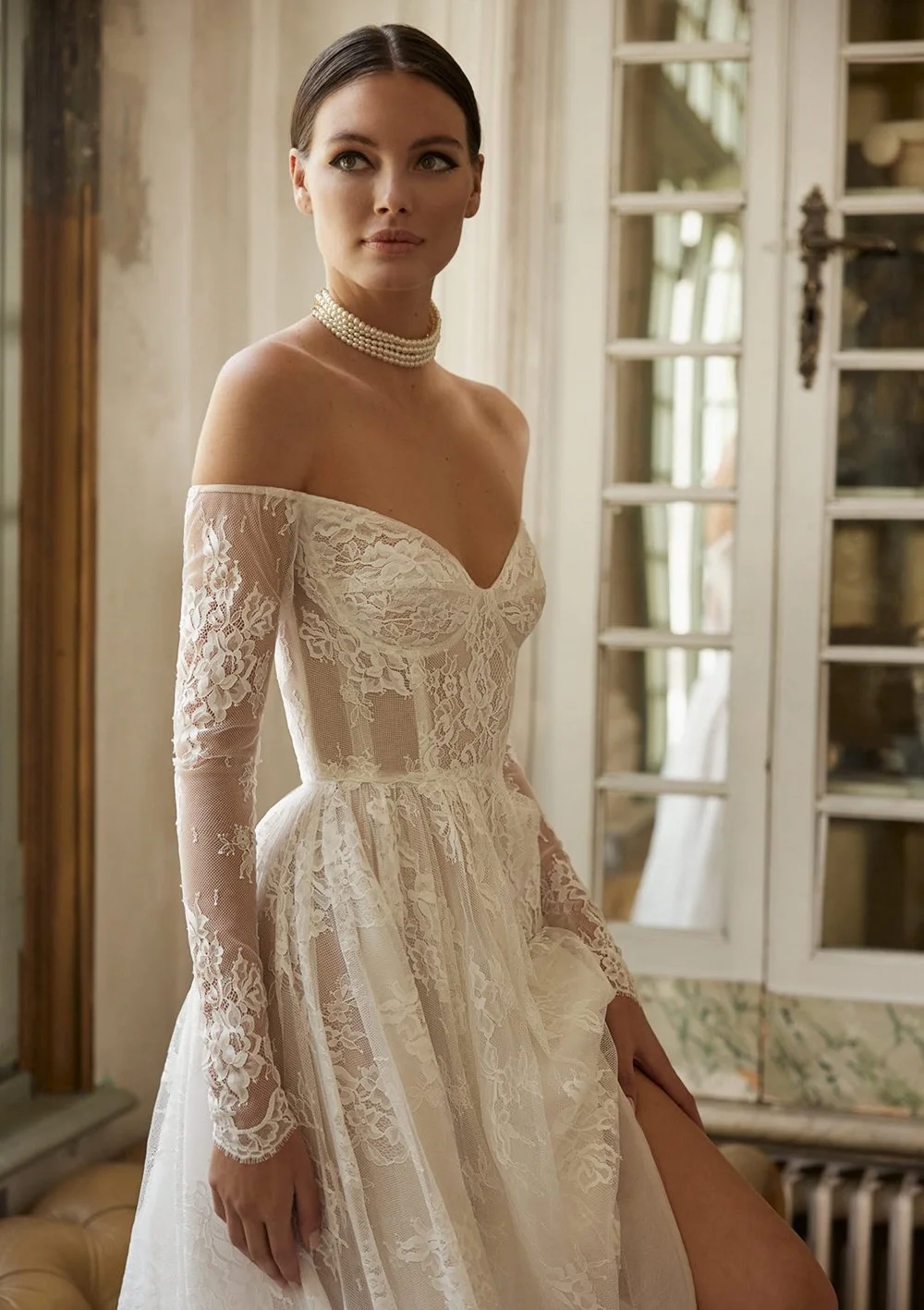 flora wedding dress designer Valentina  2024 Fou D'amour  FLORA