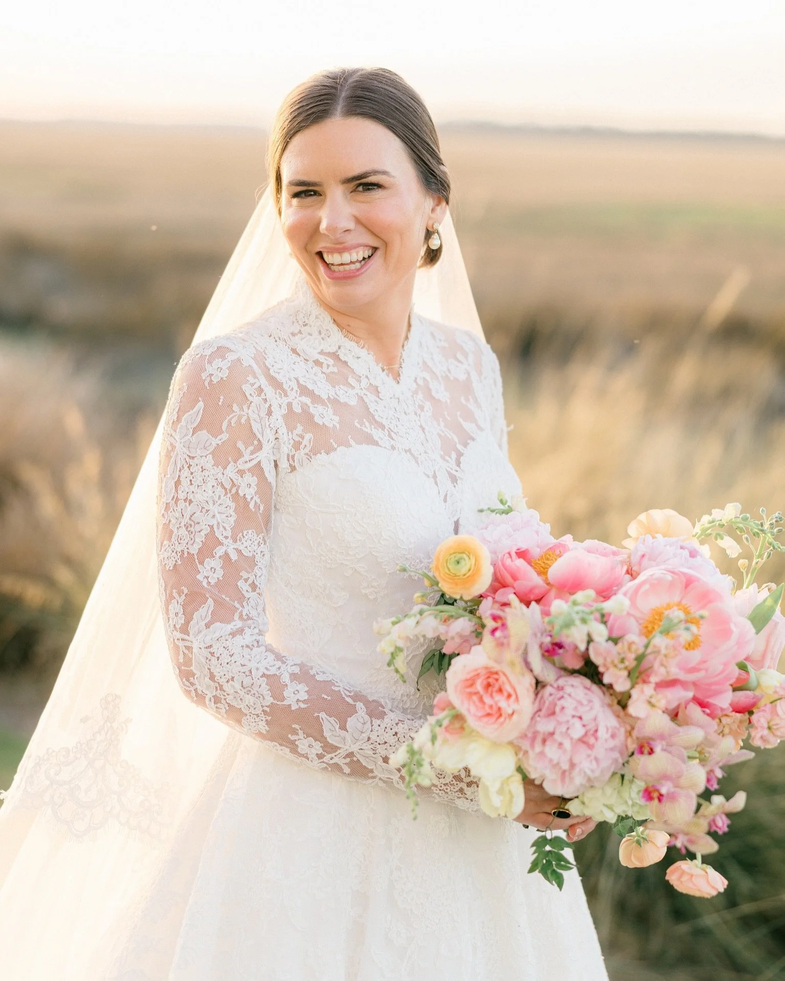 Soft coastal light, romantic blooms, and one very radiant bride. Congratulations to Jordan and Preston.

Gown | @sarehnouri
Photography | @cynthiarosephoto
Planning | @chelsea_chadbiggsevents 
Venue | @moreheadcitycountryclub
Florals | @expressionsof