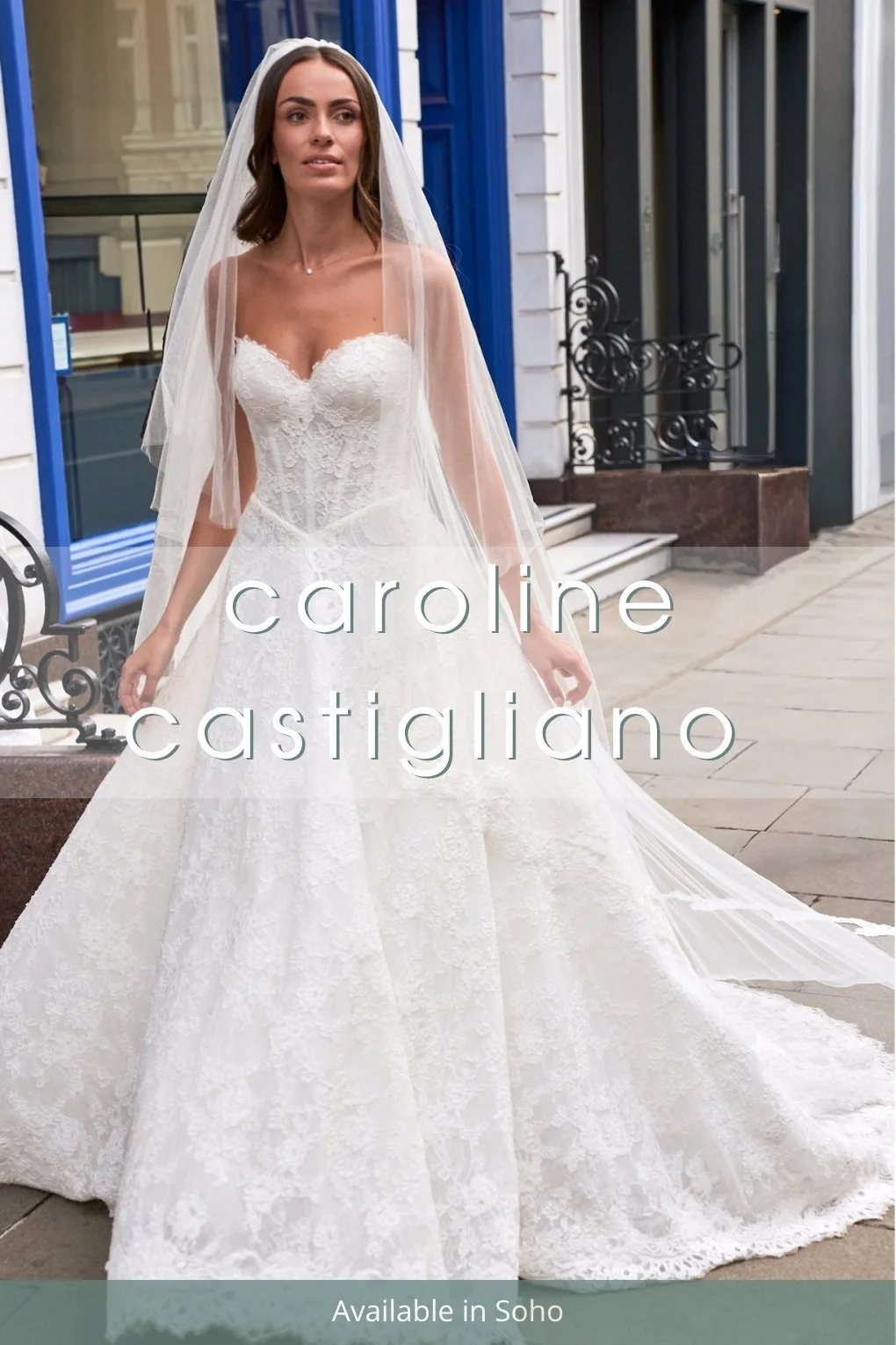 Caroline Castigliano bridal collection available exclusively in New York at Alexia's Bridal