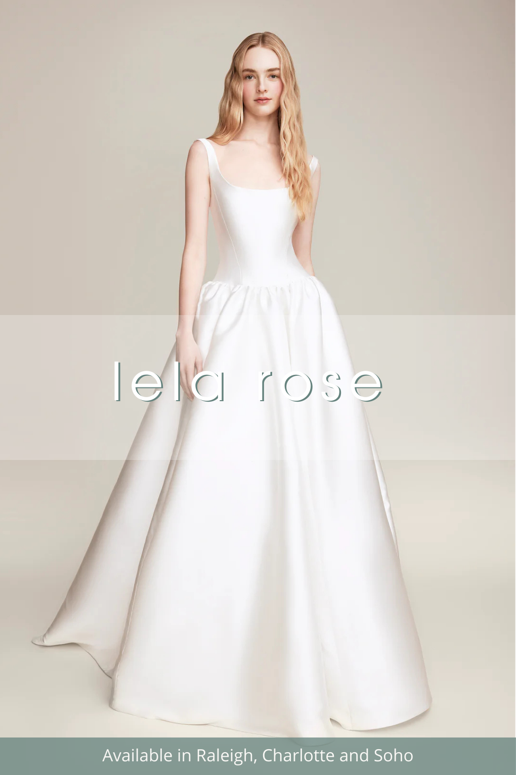 Lela Rose bridal collection available at Alexia's Bridal in New York and North Carolina.