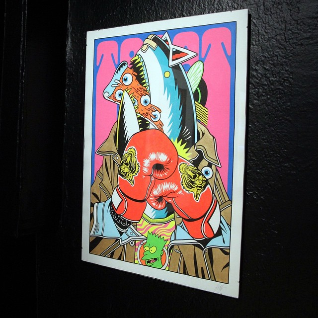 &quot;This Is Not A Poster&quot; by @bicicletasemfreio on view @fifty24sfgallery through Mid June. @justkids #upperplayground