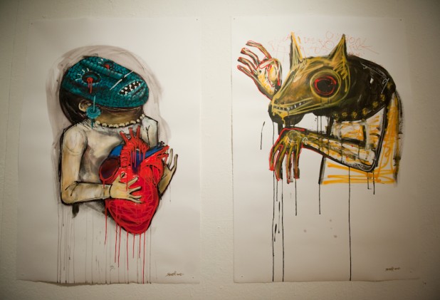 CORAZÓN SANGRANTE BY SANER @ FIFTY24SF - DIPTYCH