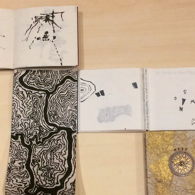 Connecting the artists books Connecting the artists @snyderelayna @smckarney @brodie.elaine #travelexhibition #artistbooks #supalife