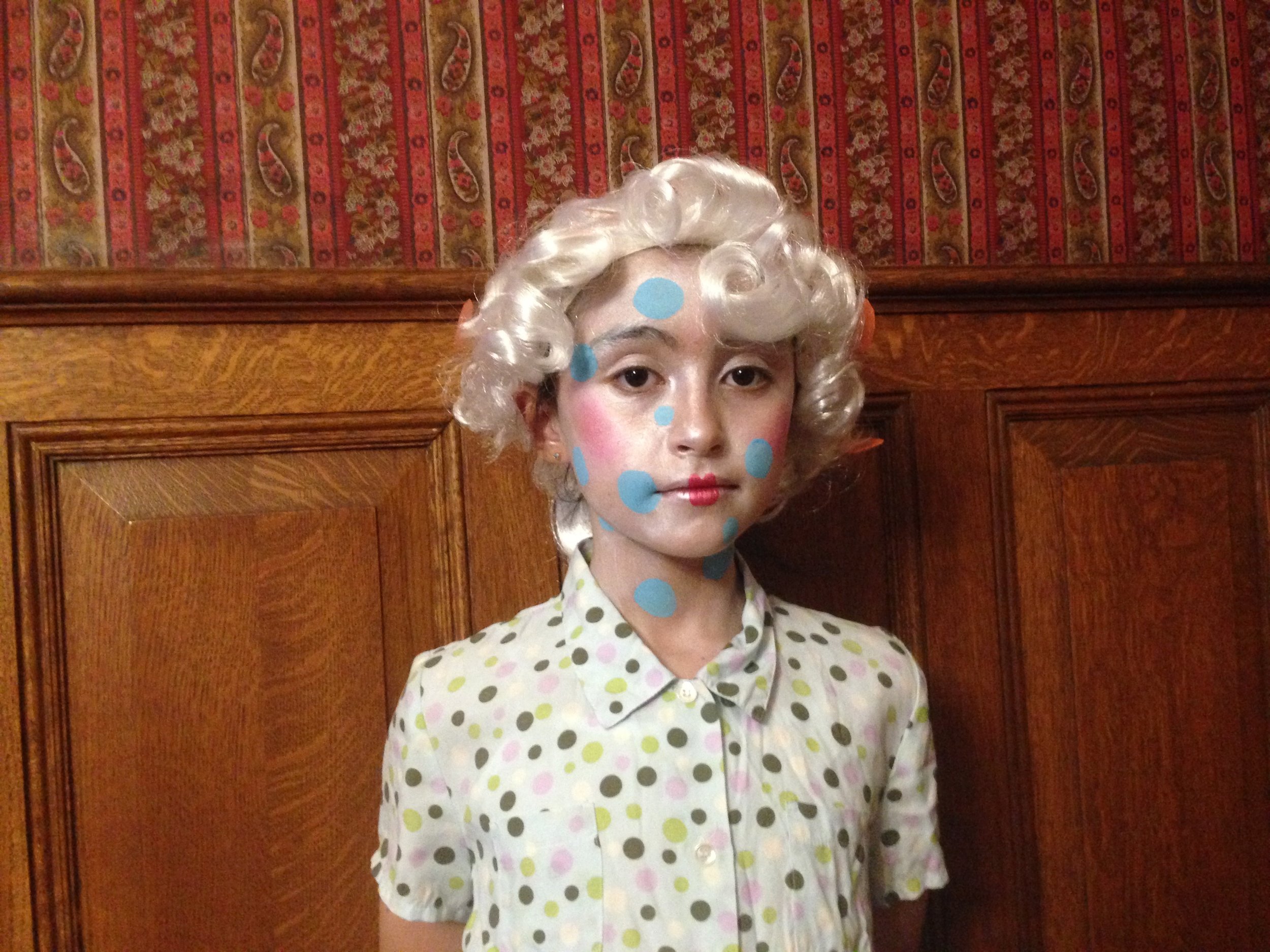 Seet Dance member wearing Leigh Bowery inspired costume for Postmodern Zombies