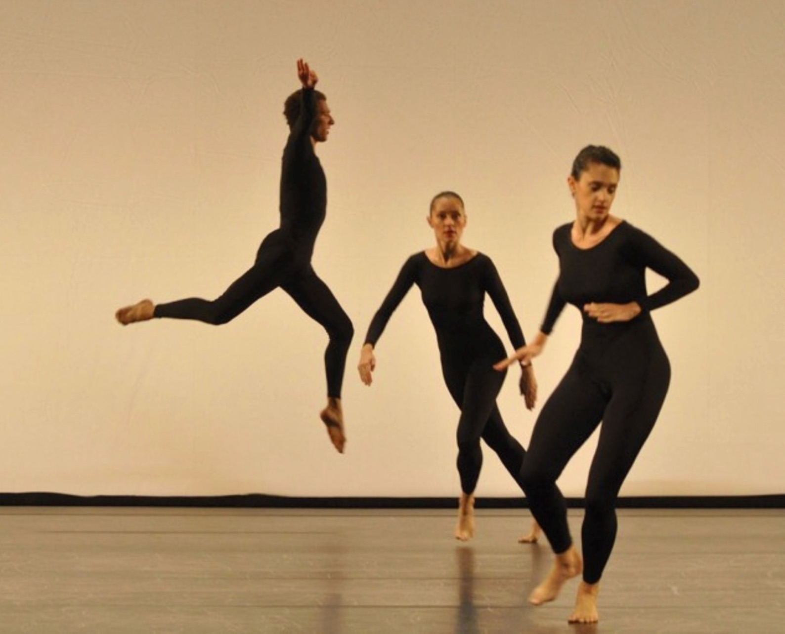 Melissa dancing in Cunningham's work