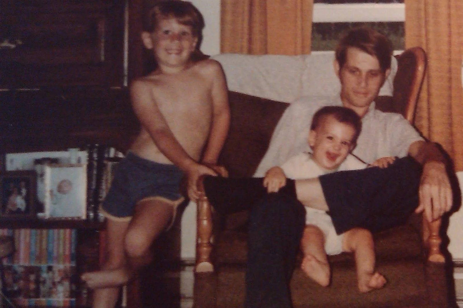 Mike's favorite picture of him and his Dad.