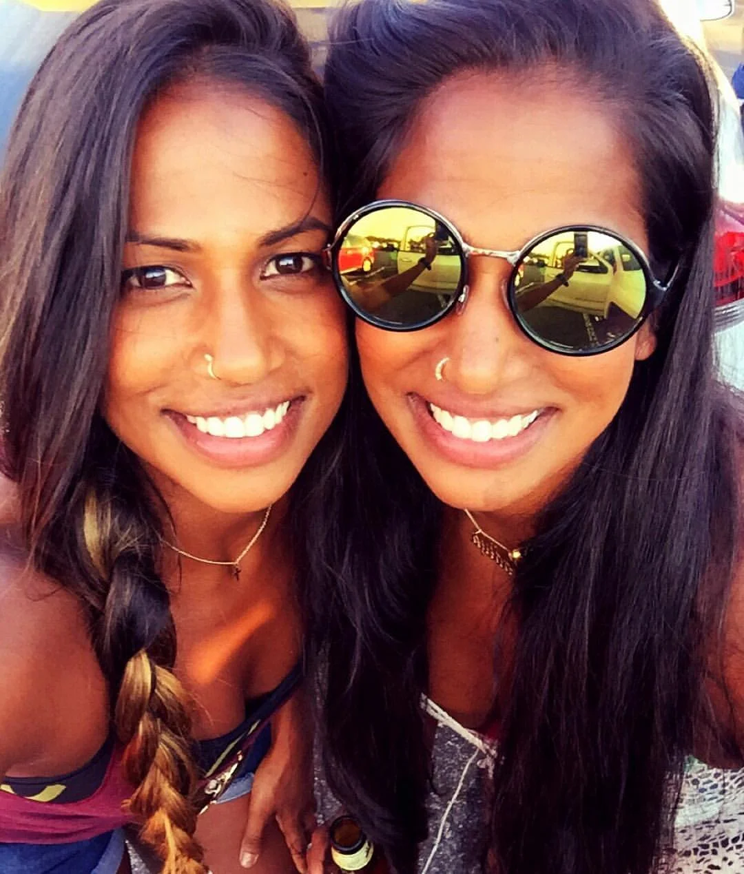 Natalie (Left), Twin Sister Nadiya (Right).