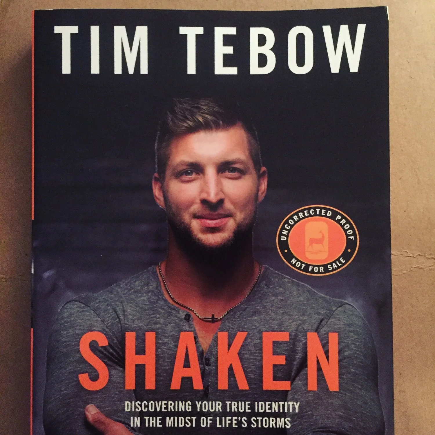 Book Review, "Shaken" by Tim Tebow, Discovering Your True Identity In The Midst of Life's Storms