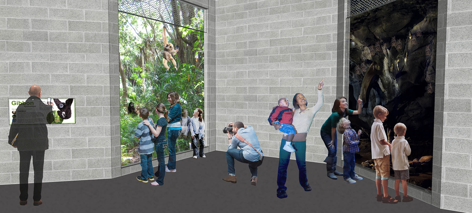 Interior rendering of proposed Rainforest Building by ELM Environments