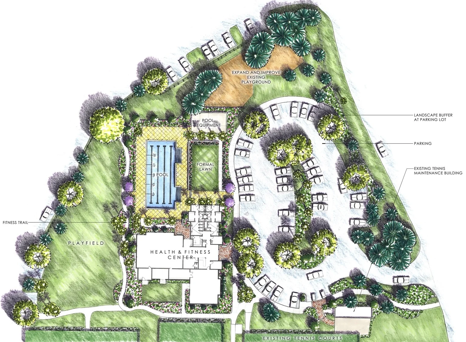 Sawgrass Country Club Health and Fitness — ELM Ervin Lovett Miller