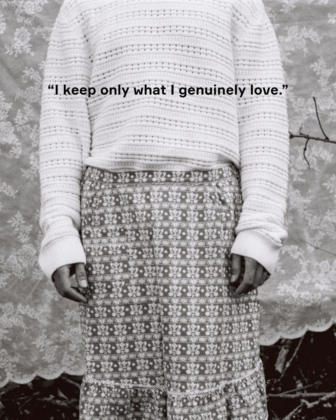 &ldquo;I keep only what I genuinely love.&rdquo;⁠
⁠
There is freedom in fewer, better things.⁠
⁠
d&ouml;st&auml;dning⁠
The cathartic ritual of releasing what no longer serves &mdash;⁠keeping only what is actively needed and deeply loved.⁠
⁠
This was 