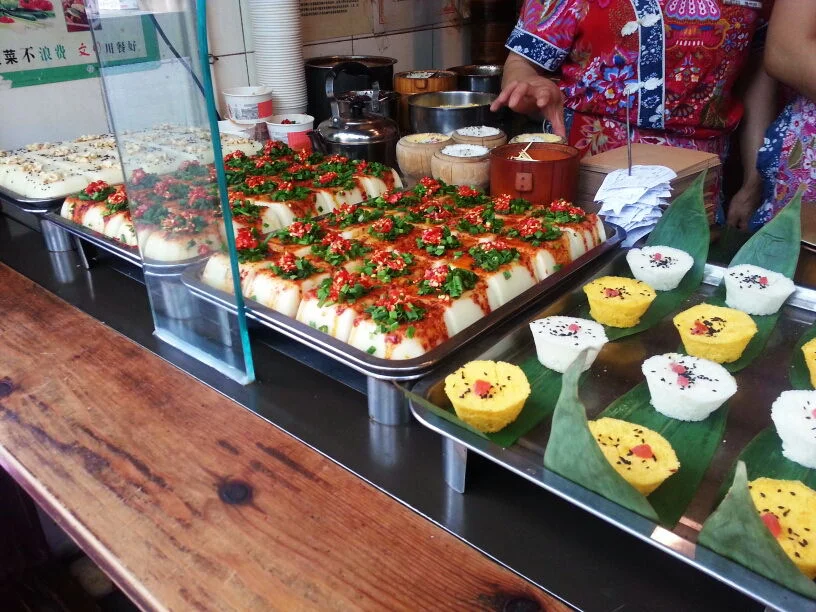 Interesting street food in Chengdu, China