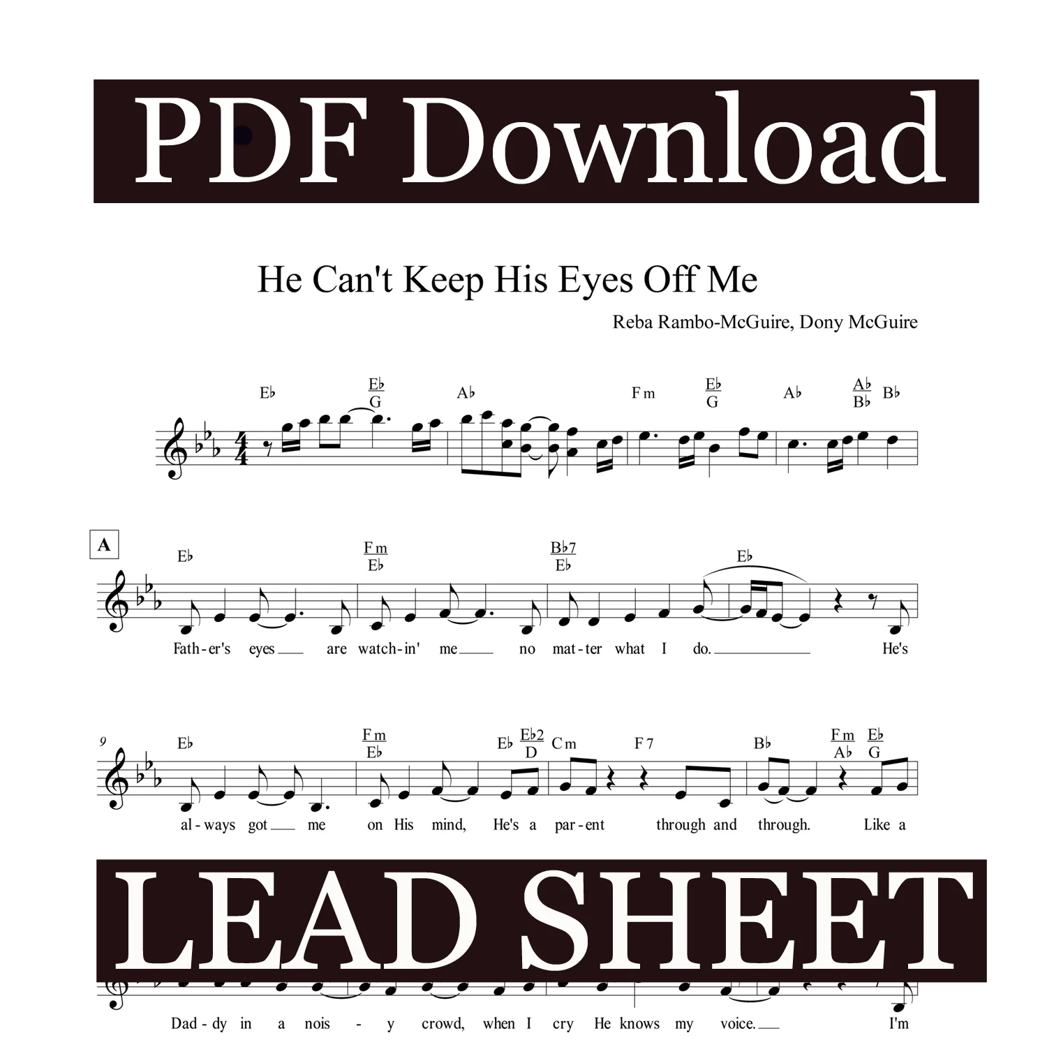 He Can't Keep His Eyes Lead Sheet.jpg