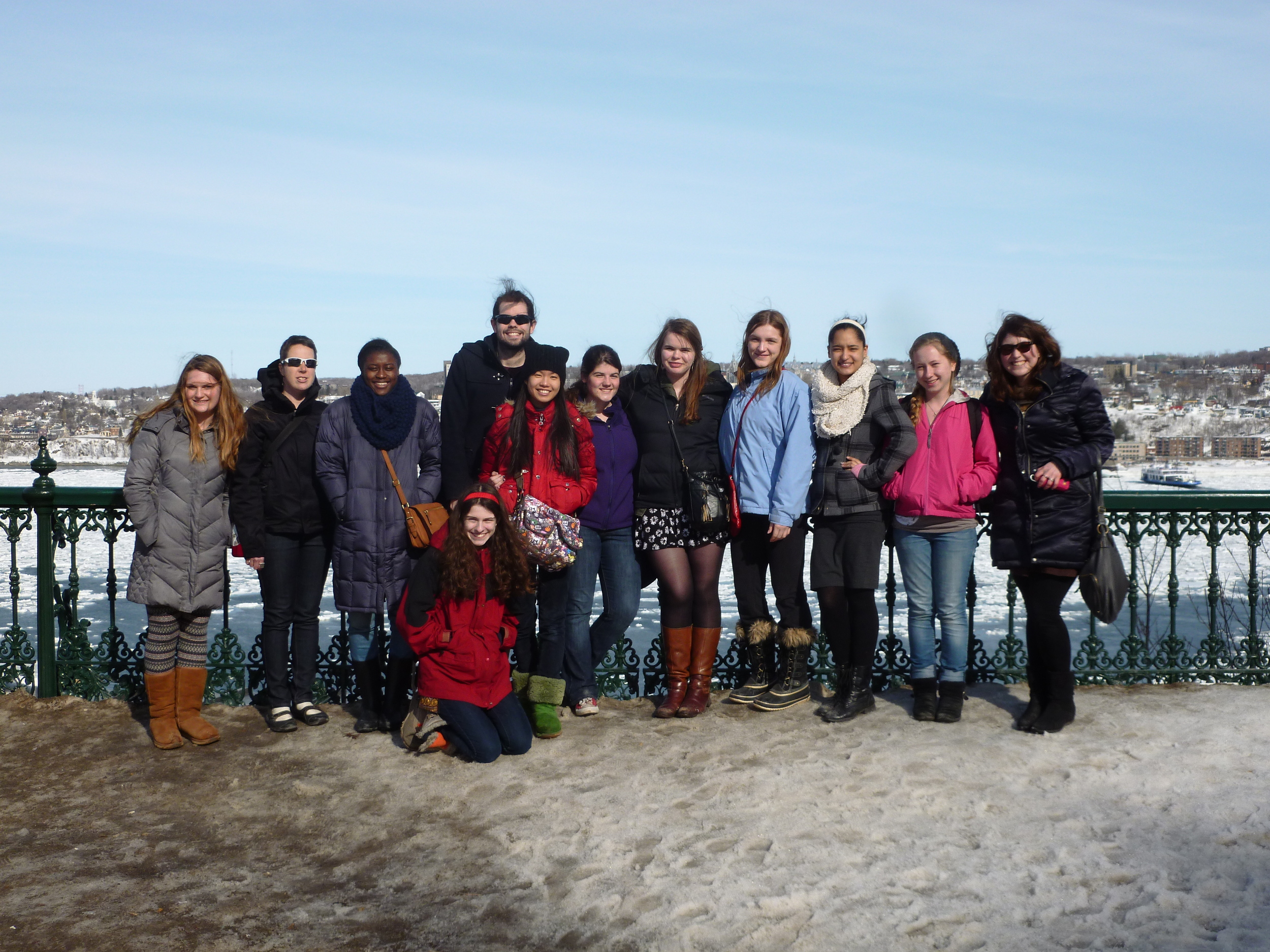 Students in French class visit Quebec
