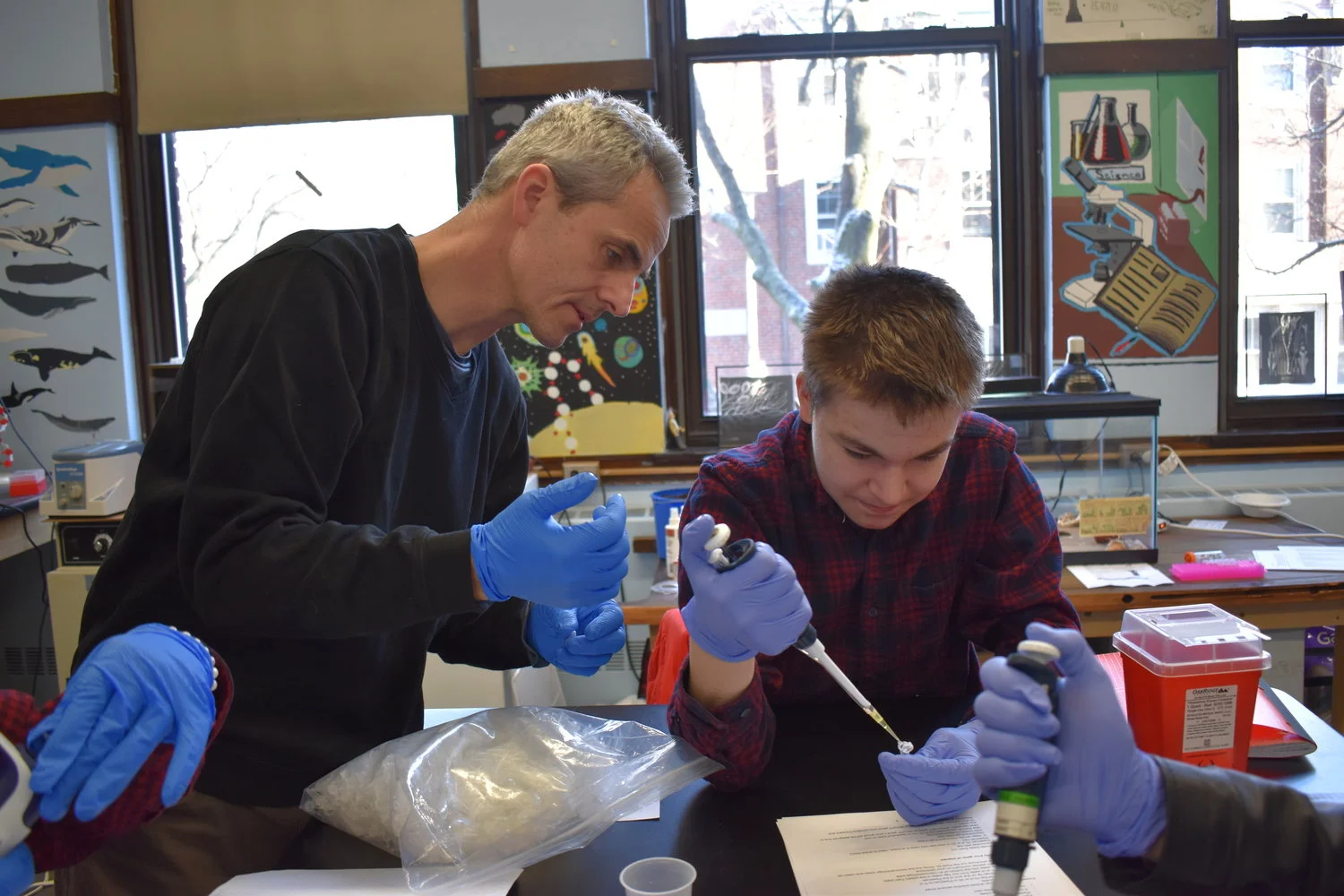 From the JP Gazette: Students Complete Grant-Funded Biotechnology Lab at Meridian Academy