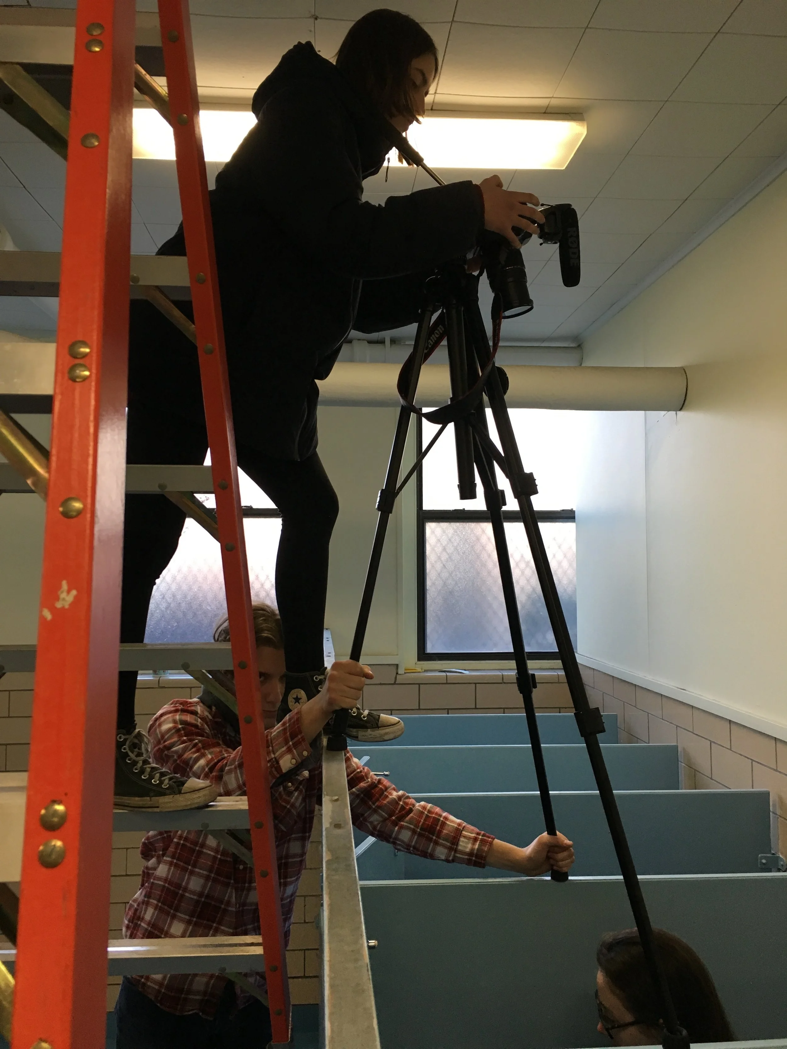 A Wheelchair Dolly and a Bathroom Ladder: DIY Filmmaking at Meridian