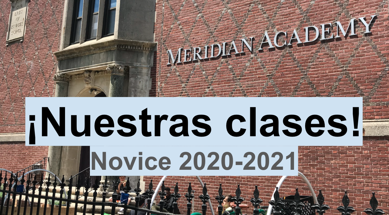 Nuestras clases (Novice)