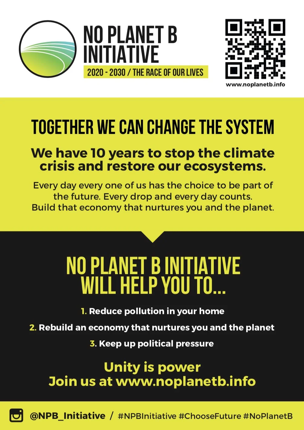 No Planet B Returns To Glastonbury No Planet B