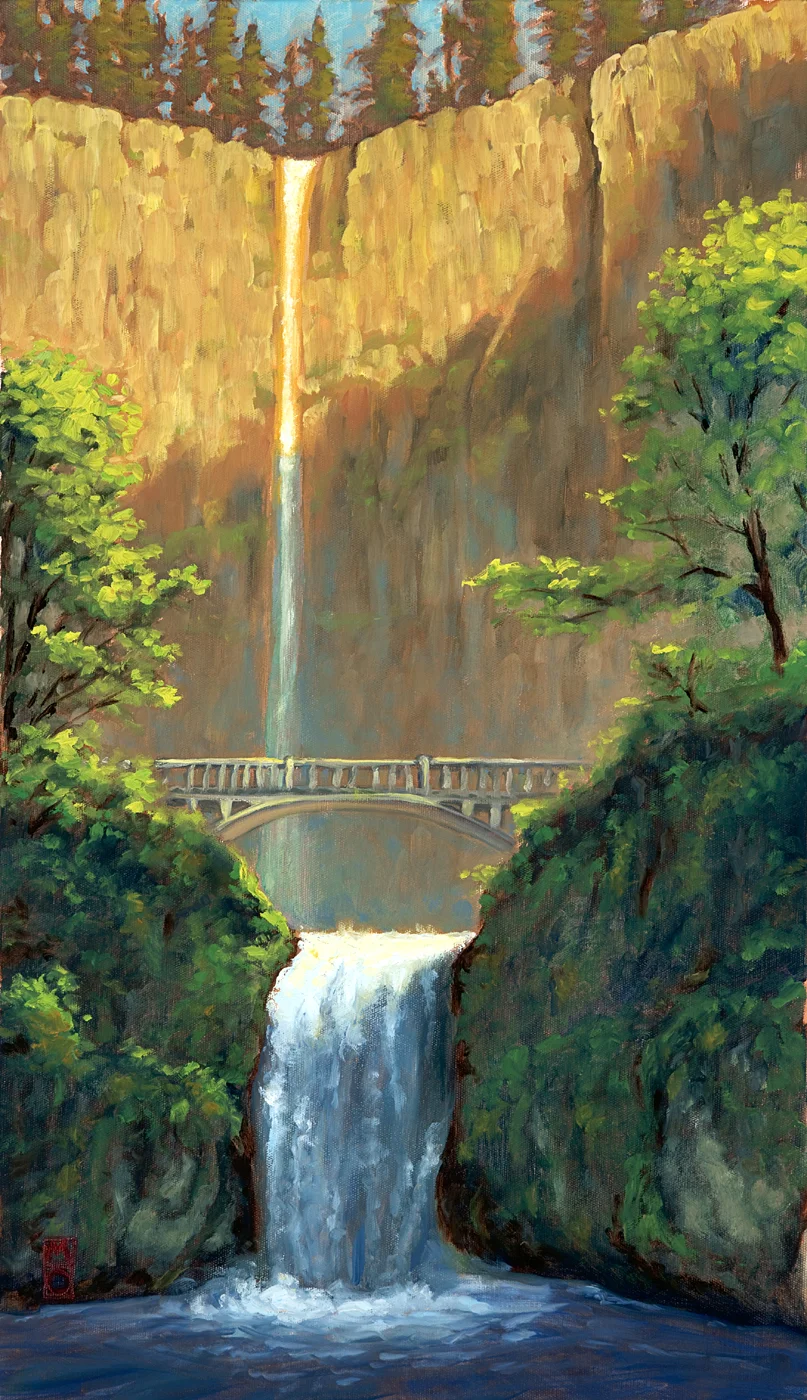 Orwick_Michael46- Multnomah Falls -12x24-oils-2007-1400-pixels.jpg