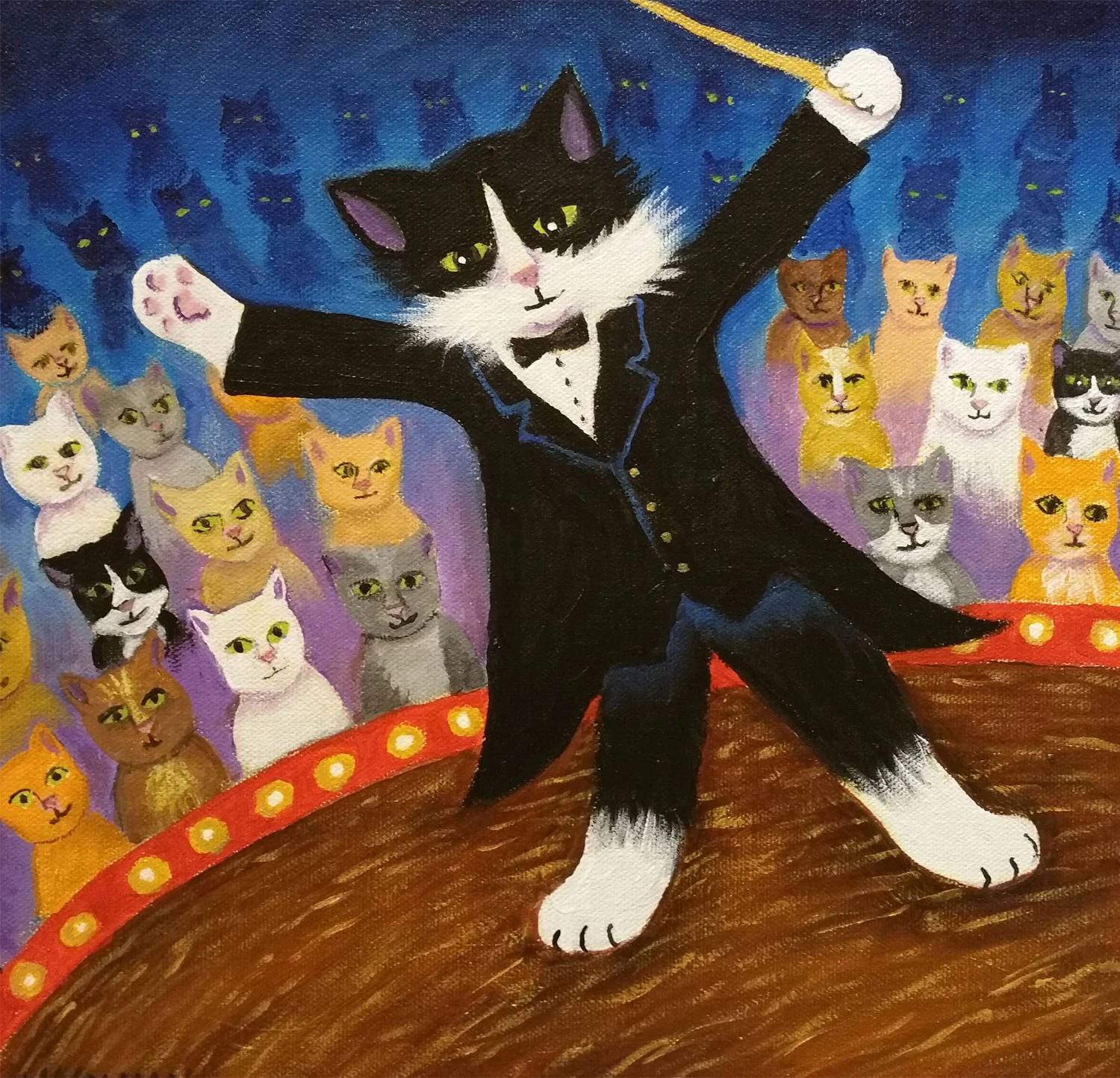 WILDBOY FACES THE MUSIC (SOLD)