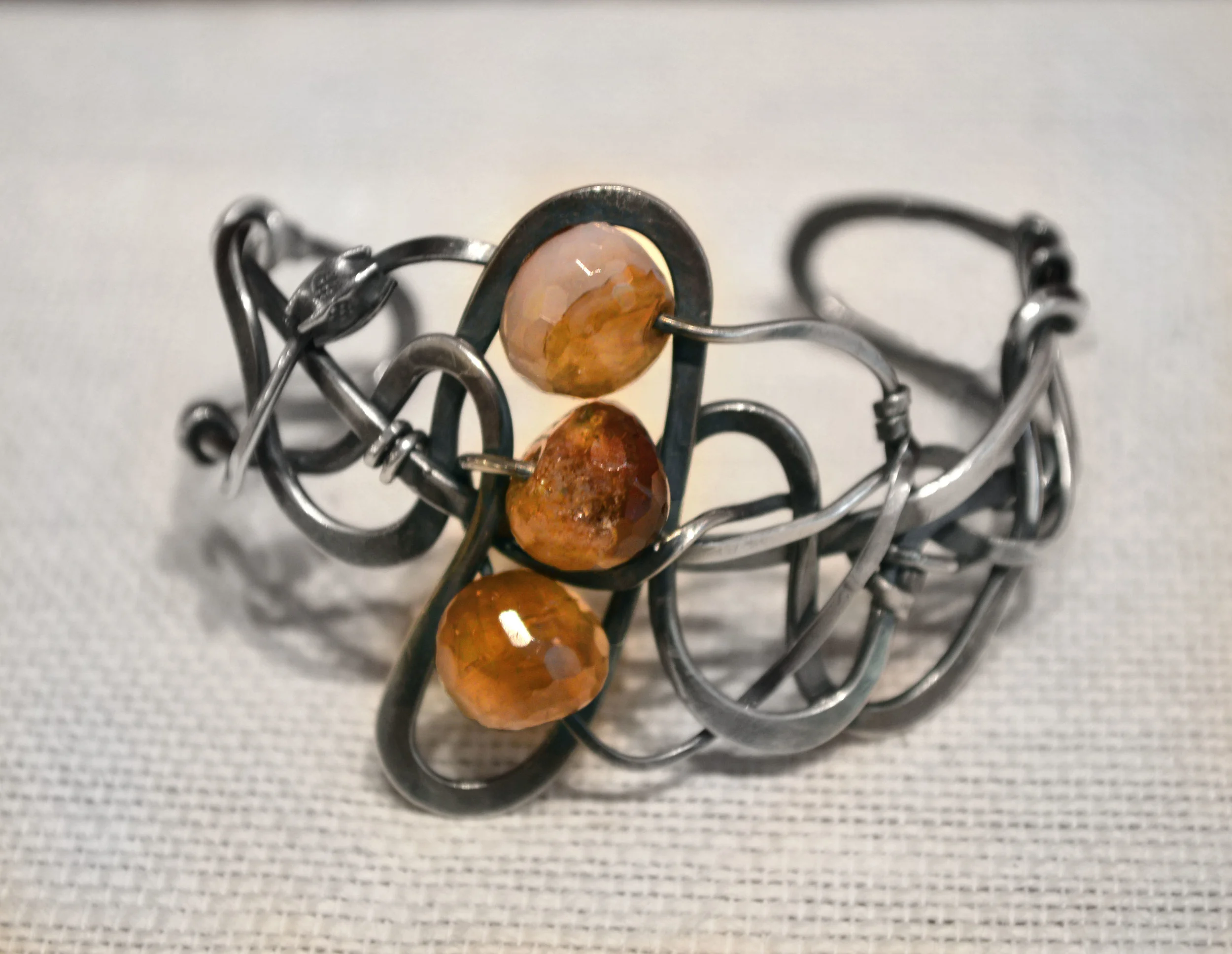 emily start braclet faceted carnelian SS patined.jpg