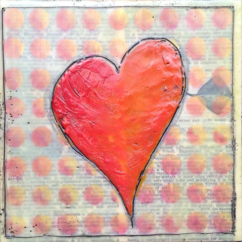 WELL-READ HEART (SOLD)