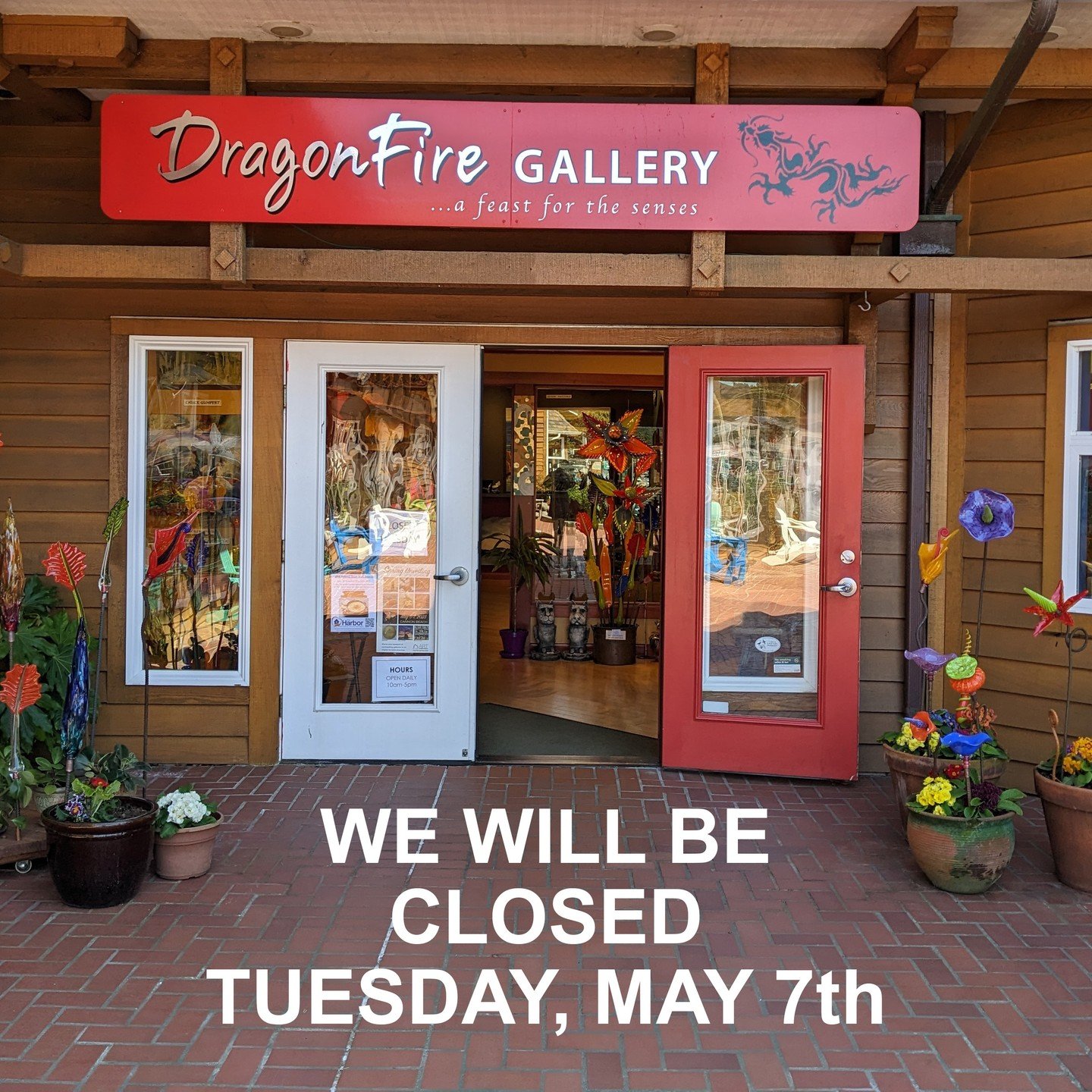 After a wonderful Spring Unveiling Arts Festival weekend, we're taking a day to catch our breath. We will be closed Tuesday, May 7th and will be back to business on the 8th. See you then!

Thank you to all our amazing artists, customers and gallery f