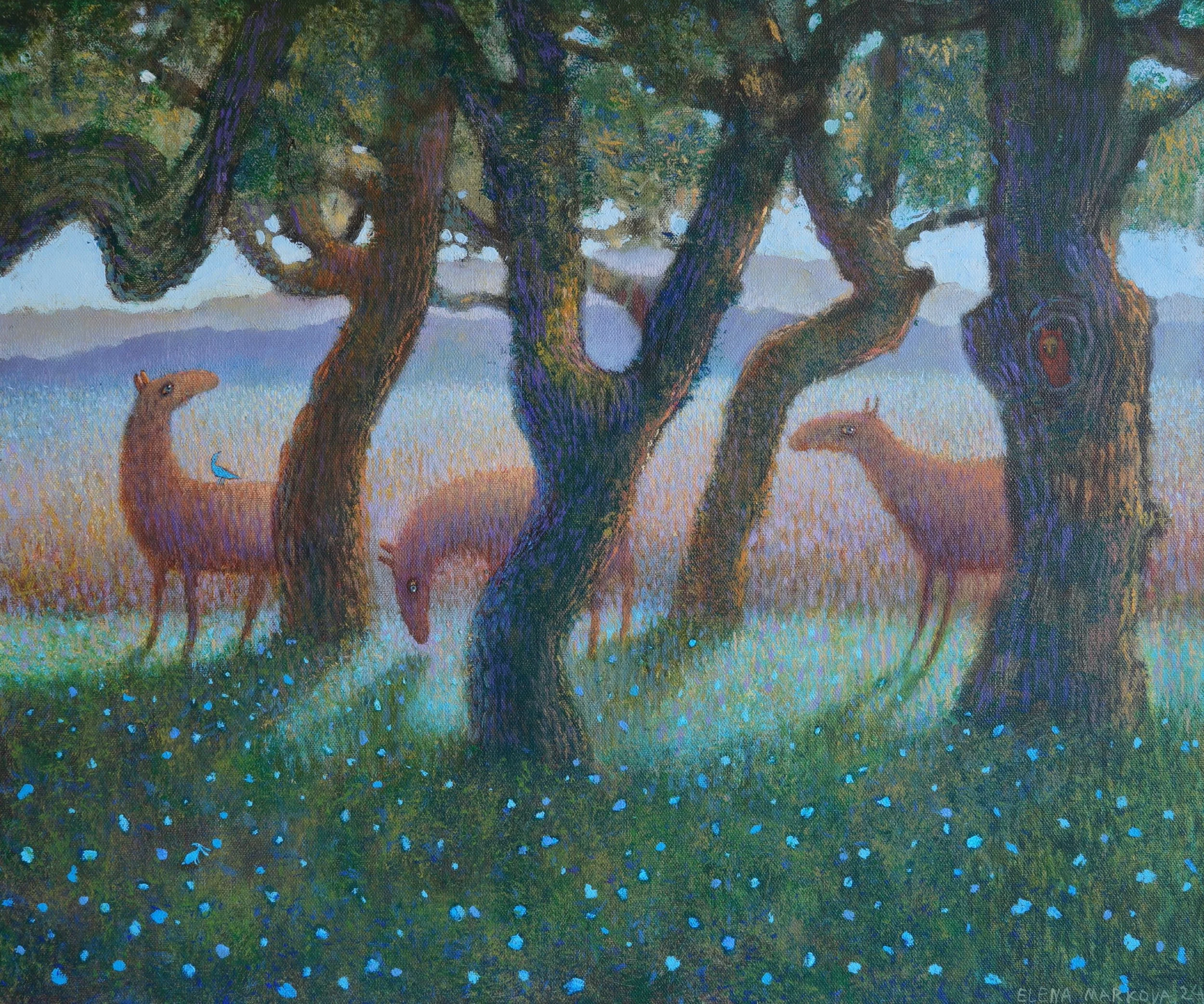 BLUE BERRIES AND MAGICAL BUNNY