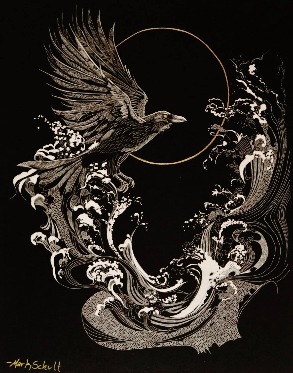 CHASING THE MOON (SOLD)