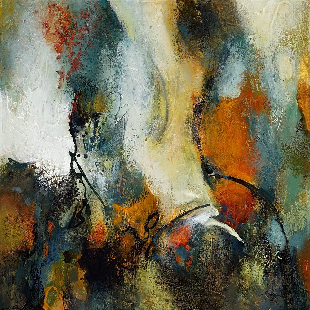 &quot;Essential Elements II&quot; by Chuck Gumpert, 30 x 30

Immerse yourself in the vibrant world of Chuck's oil paintings, where every stroke captures movement &amp; energy that will leave you inspired! 

You can also view his work on our website.
