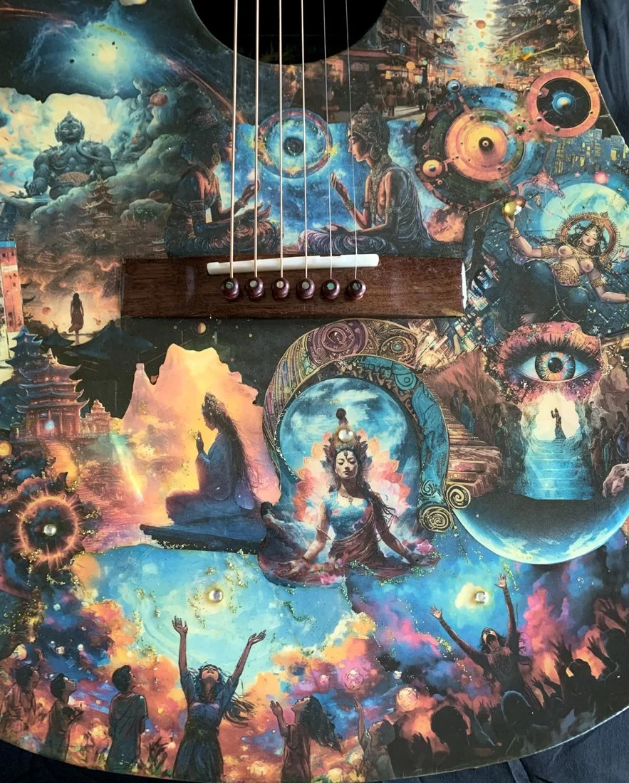 25002 art guitar Calling To The Mother Goddess bridge.jpg