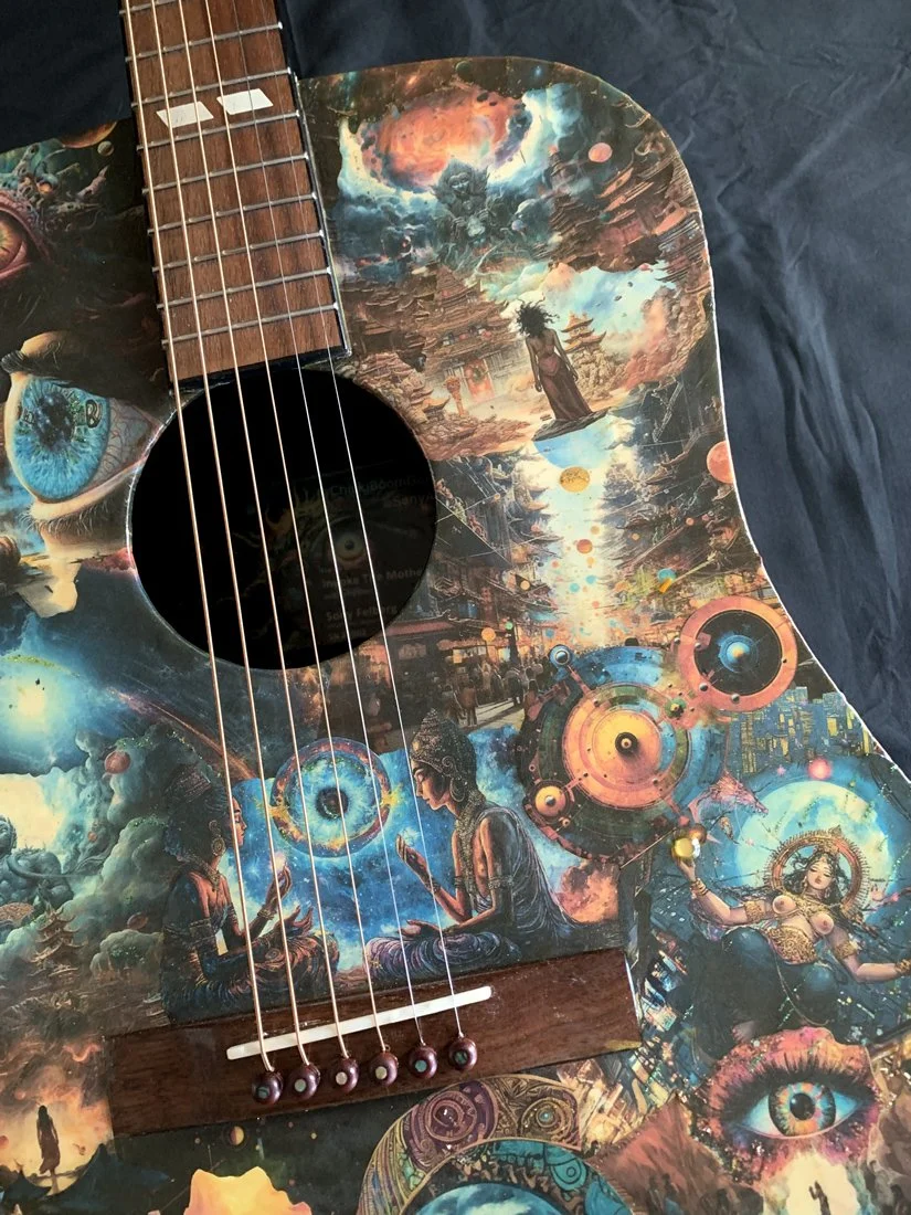 25002 art guitar Calling To The Mother Goddess lower face.jpg
